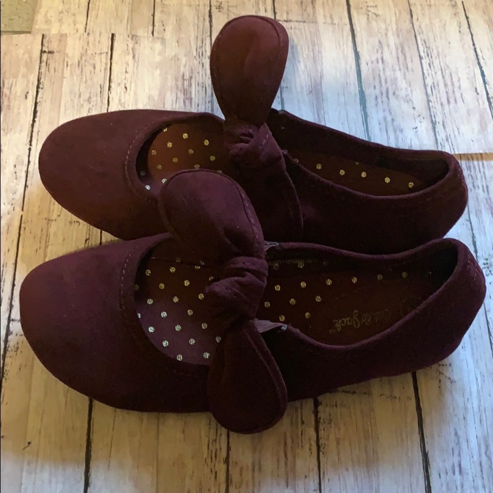 ⭐️Cat & Jack ballerinas for girls size 2⭐️ - Picture 2 of 5